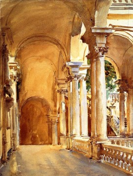  watercolor Works - Genoa the University John Singer Sargent watercolor